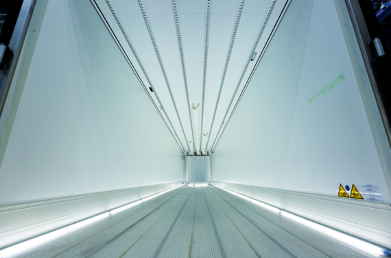 Cooling truck interior