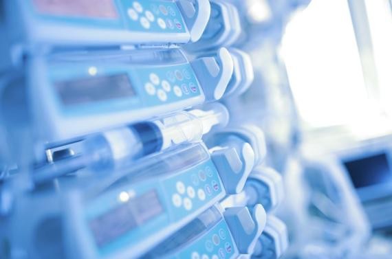 Force sensor for infusion pump