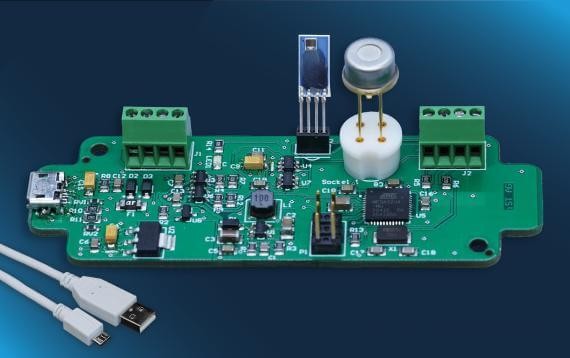Evaluation kit for Humidity sensors Eval Board for HYT modules